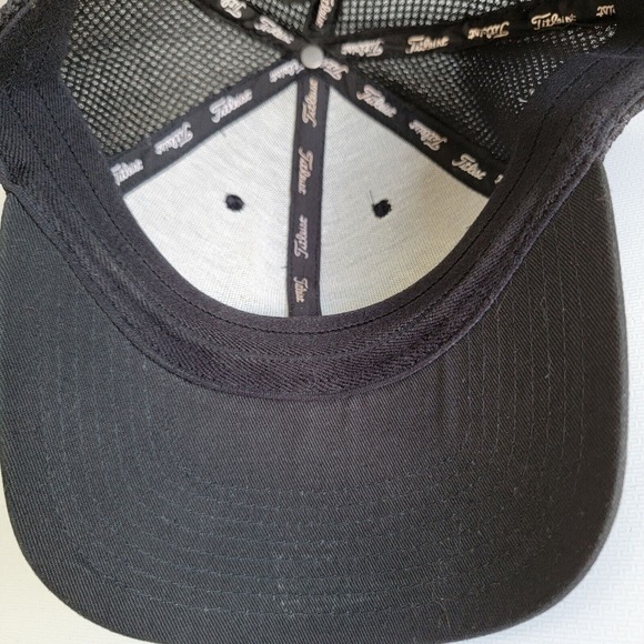 New Era Titleist FootJoy FJ Golf Hat Cap Stretch Fitted Mens Medium Large Black - Picture 7 of 9